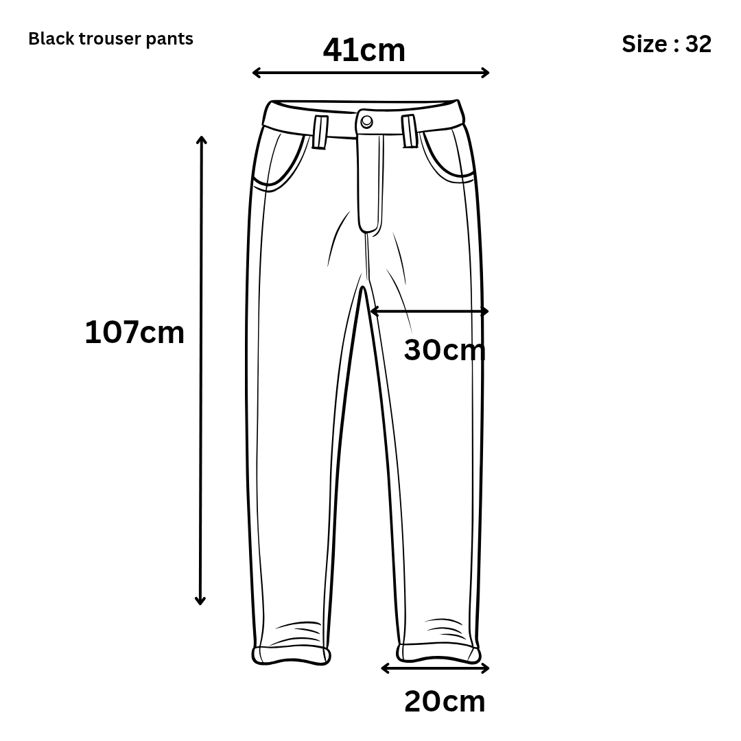 Trouser pants 32