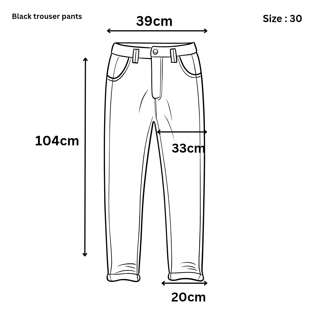 Trouser pants 30