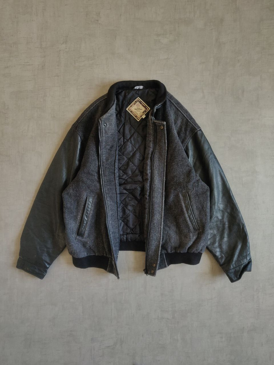 The black varcity jacket